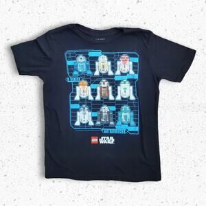LEGO Star Wars Astromech R2-D2 Tshirt Kids Sz Small 6-7